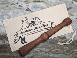 The Belltown - Walnut - American Made Cocktail Muddler